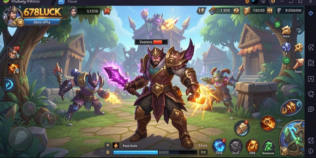 Tampilan gameplay ARPG yang menegangkan dan penuh aksi.
