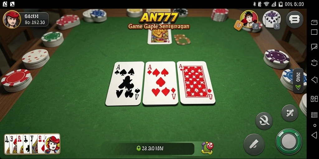 Tampilan gameplay seru di AN777 dengan pemain aktif.