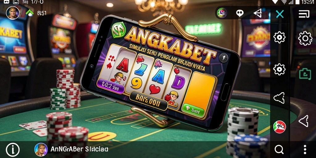 Screenshot gameplay ANGKABET menampilkan suasana kasino yang menegangkan.