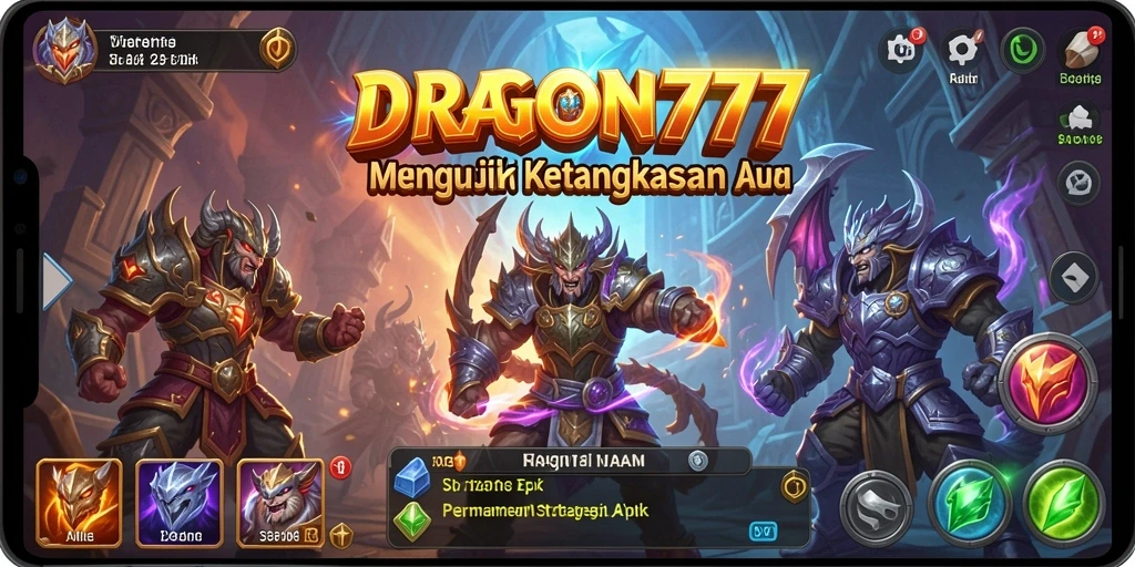 Tangkapan layar menunjukkan aksi pertempuran strategis yang mendebarkan.
