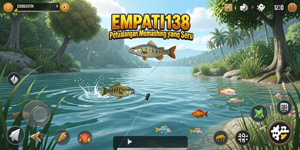 Tampilan gameplay <strong>EMPATI138</strong> yang mengasyikkan saat memancing.