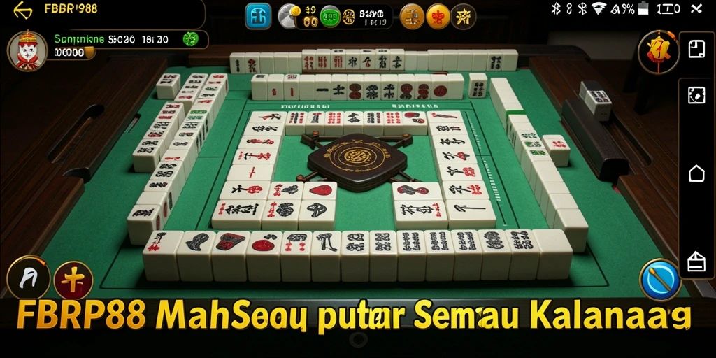Tampilan gameplay seru Mahjong di FBRP88 yang menantang.