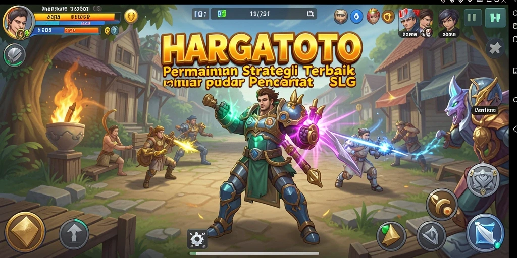 Tampilan gameplay HARGATOTO yang menakjubkan dan seru.