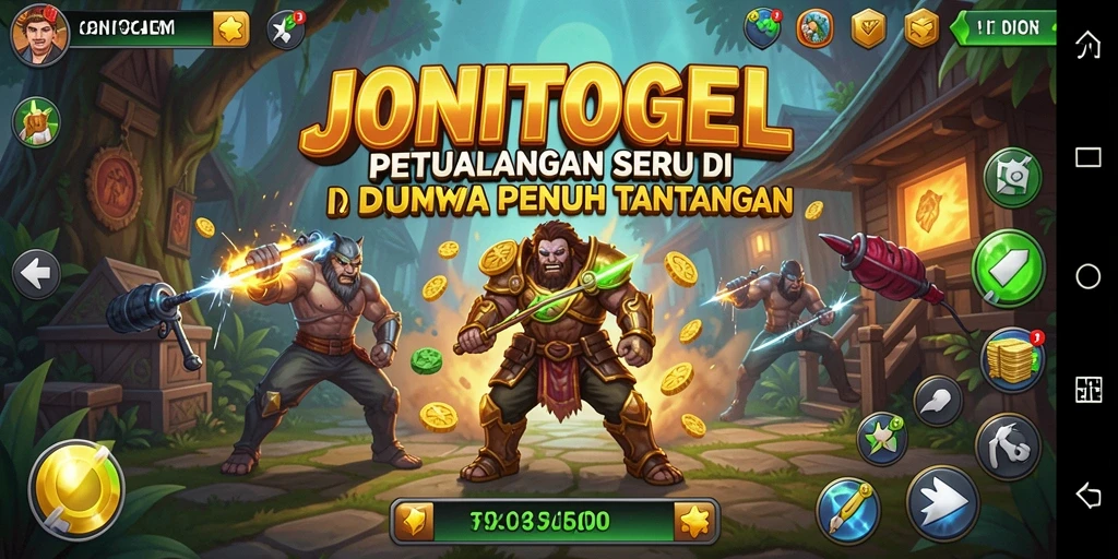 Tangkapan layar utama JONITOGEL menampilkan aksinya yang mendebarkan dan grafis yang menawan.