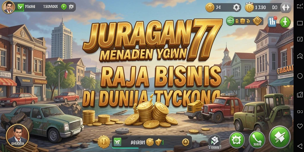 Screenshot gameplay menarik dari JURAGAN77 yang menunjukkan keseruan berbisnis.