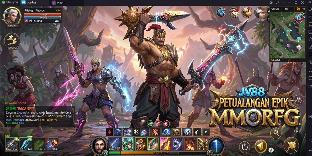 Tampilan gameplay JV88 yang memukau dan mendebarkan.