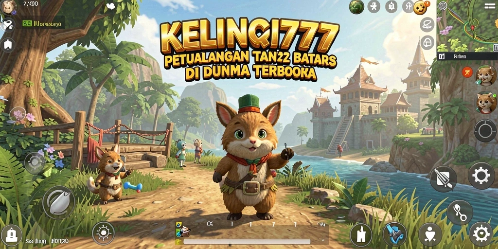 Tampilan gameplay KELINCI777 dalam dunia terbuka yang luas dan menarik.
