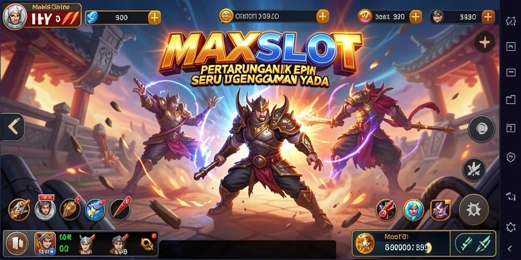 Gameplay intens dalam pertarungan seru di MAXSLOT.