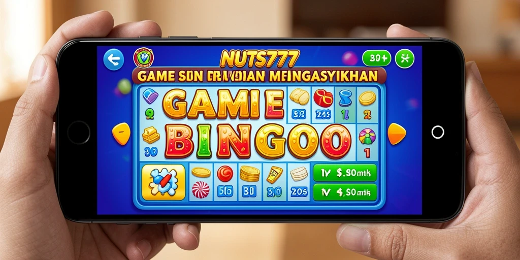 Tampilan utama gameplay Bingo yang menarik di NUTS777.