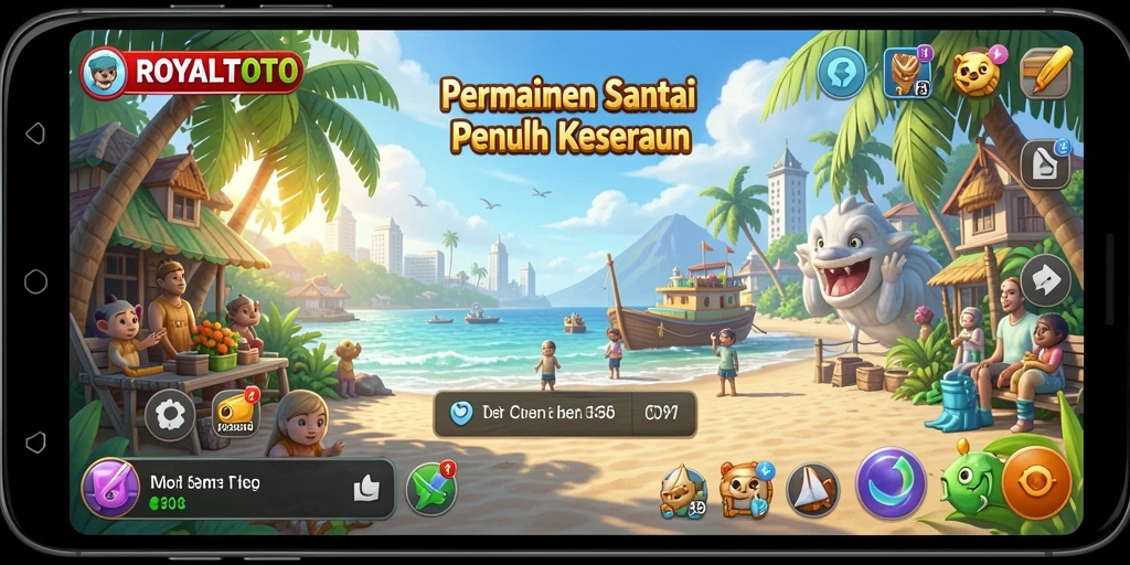 Tampilan screenshot utama ROYALTOTO menampilkan keseruan gameplay Casual.