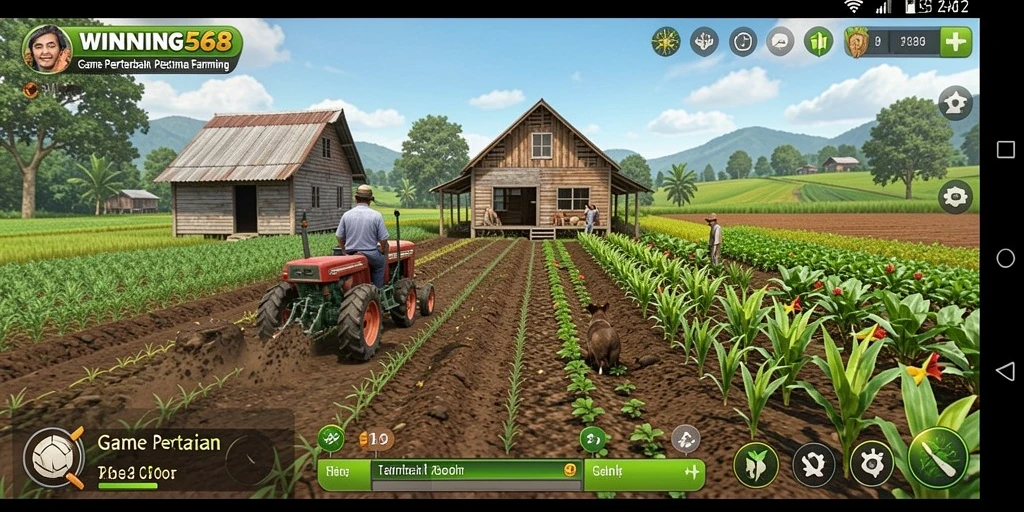 Gameplay akurat dan menarik saat bertani di WINNING568.