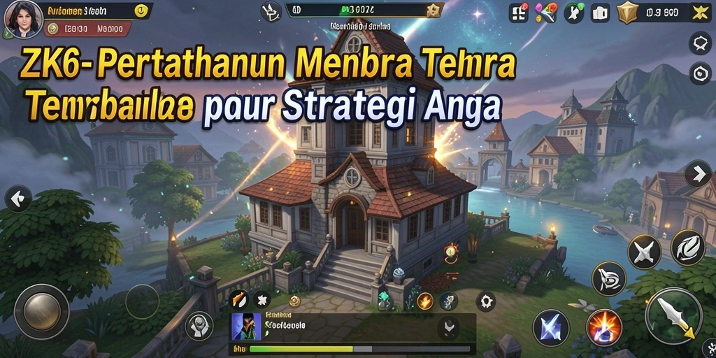 Screenshot menunjukkan gameplay ZK6 yang seru dan strategis dalam Tower Defense.